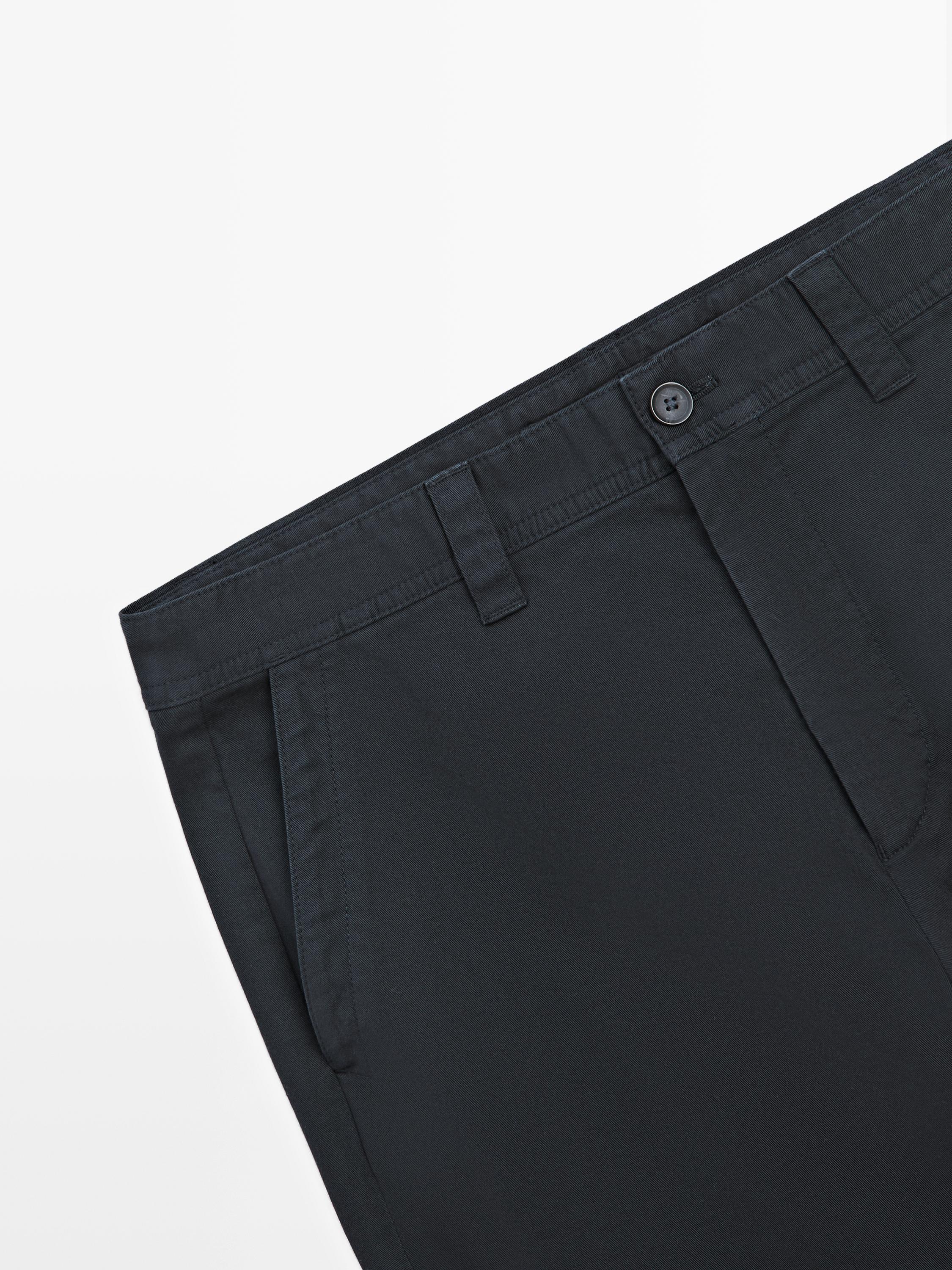 Pantalon relaxed fit en coton